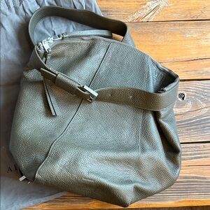 Allsaints Green Leather Bag
